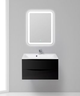 Тумба под раковину BelBagno подвесная 80x53см Nero Lucido MARINO-800-2C-SO-NL-P